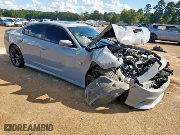 ✅ 2021 Dodge Charger Scat Pack • VIN: 2C3CDXGJ6MH569384 • Lot: 82129645. Wystawiony na Copart z przebiegiem 106 921 mil. Bezpłatny archiwum sprzedaży aukcyjnych z USA i szczegółowy raport historii pojazdu na DreamBid. Zdjęcie 4.