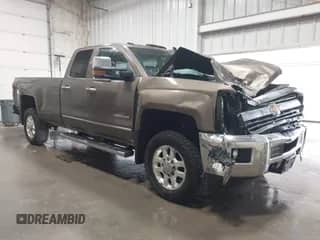 2015 Chevrolet Silverado 2500HD LTZ with VIN 1GC2KWEGXFZ534381, listed as a IAAI auction lot 43040166 with 83,370 mi miles and . Bid and sale history available at DreamBid. Image 1.