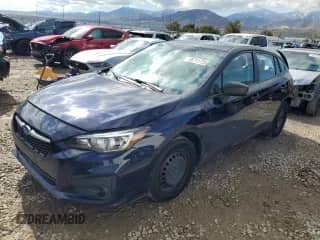 2019 Subaru Impreza with VIN 4S3GTAB6XK3711414, listed as a Copart auction lot 86711725 with 88,701 mi miles and Salvage title. Bid and sale history available at DreamBid. Image 1.