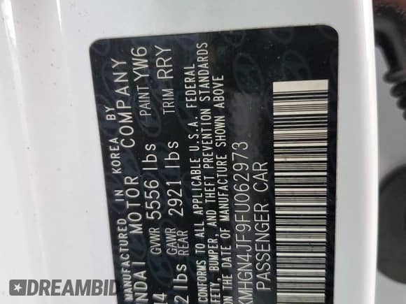 2015 Hyundai Genesis 5.0L с VIN KMHGN4JF9FU062973, выставлен на аукционе Copart как лот 71787414 с пробегом 92 373 миль миль и Списание • Salvage title. История ставок и продаж доступна на DreamBid. Изображение 15.