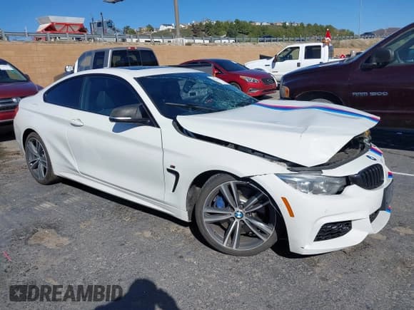 ✅ 2015 BMW 4 Series 435i • VIN: WBA3R1C58FK194299 • Lot: 41624998. Listed on IAAI with Not provided. Free auction sales archive from the USA and detailed vehicle history report at DreamBid. Image 1.