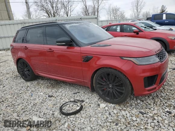 ✅ 2018 Land Rover Range Rover Sport HSE Dynamic • VIN: SALWV2SV8JA806706 • Lot: 47470695. Listed on Copart with 76,976 mi. Free auction sales archive from the USA and detailed vehicle history report at DreamBid. Image 4.