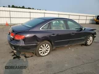 2007 Hyundai Azera SE z VIN KMHFC46F77A147243, wystawiony jako Copart lot #73184274 z przebiegiem 189 152 mil mil oraz Nie do naprawy • Non repairable. Historia ofert i sprzedaży dostępna na DreamBid. Obrazek 3.