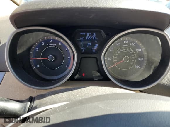 ✅ 2012 Hyundai Elantra GLS • VIN: KMHDH4AE9CU261387 • Lot: 90850255. Listed on Copart with 82,278 mi. Free auction sales archive from the USA and detailed vehicle history report at DreamBid. Image 9.