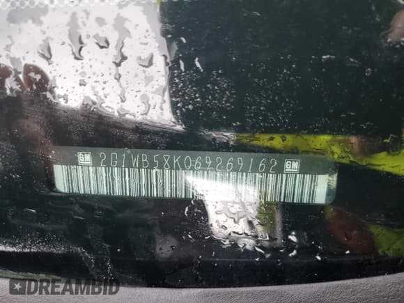 ✅ 2006 Chevrolet Impala LS • VIN: 2G1WB58K069269162 • Lot: 87379415. Listed on Copart with 175,463 mi. Free auction sales archive from the USA and detailed vehicle history report at DreamBid. Image 12.