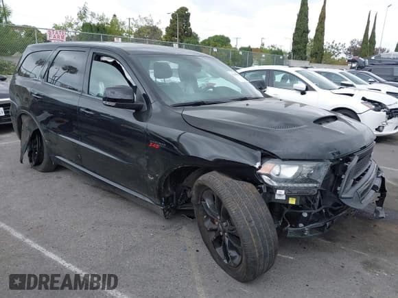 ✅ 2020 Dodge Durango R/T • VIN: 1C4SDHCT8LC393492 • Lot: 42109890. Listed on IAAI with 43,072 mi. Free auction sales archive from the USA and detailed vehicle history report at DreamBid. Image 1.