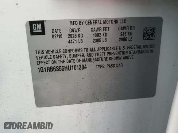 ✅ 2017 Chevrolet Volt Premier • VIN: 1G1RB6S55HU101304 • Lot: 42809284. Wystawiony na Copart z przebiegiem 79 414 mil. Bezpłatny archiwum sprzedaży aukcyjnych z USA i szczegółowy raport historii pojazdu na DreamBid. Zdjęcie 14.