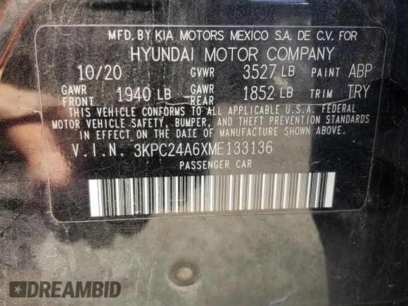 ✅ 2021 Hyundai Accent SE • VIN: 3KPC24A6XME133136 • Лот: 72679194. Опубликован ранее на Copart с пробегом 80 846 миль. Бесплатный доступ к архиву аукционных продаж из США и подробный отчёт об истории автомобиля на DreamBid. Изображение 13.