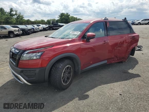 ✅ 2023 Nissan Pathfinder Rock Creek • VIN: 5N1DR3BD5PC268779 • Lot: 68561145. Wystawiony na Copart z przebiegiem 33 454 mil. Bezpłatny archiwum sprzedaży aukcyjnych z USA i szczegółowy raport historii pojazdu na DreamBid. Zdjęcie 1.