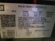 ✅ 2020 Chevrolet Silverado 1500 RST • VIN: 1GCUYEED0LZ110002 • Lot: 53970645. Listed on Copart with 84,156 mi. Free auction sales archive from the USA and detailed vehicle history report at DreamBid. Image 12.