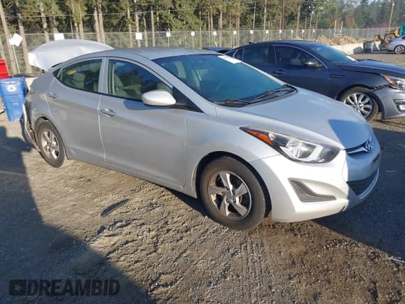 2014 Hyundai Elantra SE с VIN KMHDH4AE2EU163465, выставлен на аукционе IAAI как лот 43282768 с пробегом 151 289 миль миль и . История ставок и продаж доступна на DreamBid. Изображение 1.