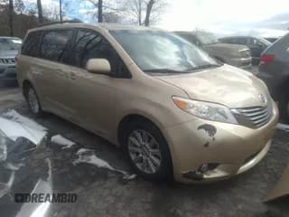 ✅ 2011 Toyota Sienna XLE • VIN: 5TDDK3DC3BS029476 • Lot: 41393568. Listed on IAAI with 124,328 mi. Free auction sales archive from the USA and detailed vehicle history report at DreamBid. Image 1.