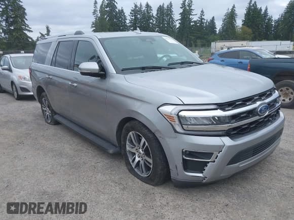 ✅ 2024 Ford Expedition Max Limited • VIN: 1FMJK1K85REA29481 • Lot: 42604211. Listed on IAAI with 51,335 mi. Free auction sales archive from the USA and detailed vehicle history report at DreamBid. Image 1.