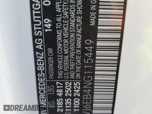 ✅ 2022 Mercedes-Benz C 43 AMG • VIN: W1KWJ6EB4NG115449 • Lot: 58302935. Wystawiony na Copart z przebiegiem Nie podano. Bezpłatny archiwum sprzedaży aukcyjnych z USA i szczegółowy raport historii pojazdu na DreamBid. Zdjęcie 12.