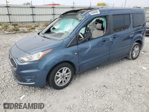 ✅ 2020 Ford Transit Connect XLT • VIN: NM0GE9F28L1450942 • Lot: 85840395. Listed on Copart with Not provided. Free auction sales archive from the USA and detailed vehicle history report at DreamBid. Image 1.