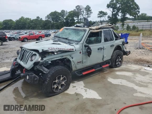 ✅ 2023 Jeep Wrangler Rubicon • VIN: 1C4HJXFG8PW601421 • Lot: 55970475. Listed on Copart with 46,743 mi. Free auction sales archive from the USA and detailed vehicle history report at DreamBid. Image 1.