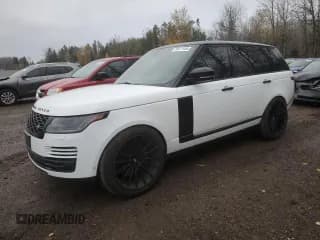 ✅ 2019 Land Rover Range Rover • VIN: SALGS2RE3KA534652 • Лот: 90411455. Опубликован ранее на Copart с пробегом 129 854 миль. Бесплатный доступ к архиву аукционных продаж из США и подробный отчёт об истории автомобиля на DreamBid. Изображение 1.