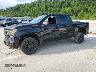 ✅ 2022 Chevrolet Silverado 1500 Custom Trail Boss • VIN: 3GCPDCED5NG656875 • Lot: 64797065. Wystawiony na Copart z przebiegiem 52 941 mil. Bezpłatny archiwum sprzedaży aukcyjnych z USA i szczegółowy raport historii pojazdu na DreamBid. Zdjęcie 1.