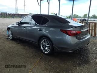 ✅ 2021 Infiniti Q50 Luxe • VIN: JN1EV7BR9MM752602 • Lot: 43015722. Wystawiony na IAAI z przebiegiem 34 772 mil. Bezpłatny archiwum sprzedaży aukcyjnych z USA i szczegółowy raport historii pojazdu na DreamBid. Zdjęcie 3.