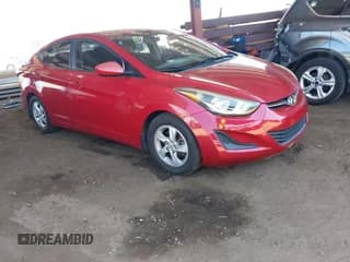 ✅ 2015 Hyundai Elantra SE • VIN: KMHDH4AE2FU458891 • Lot: 42821027. Listed on IAAI with 127,669 mi. Free auction sales archive from the USA and detailed vehicle history report at DreamBid. Image 1.