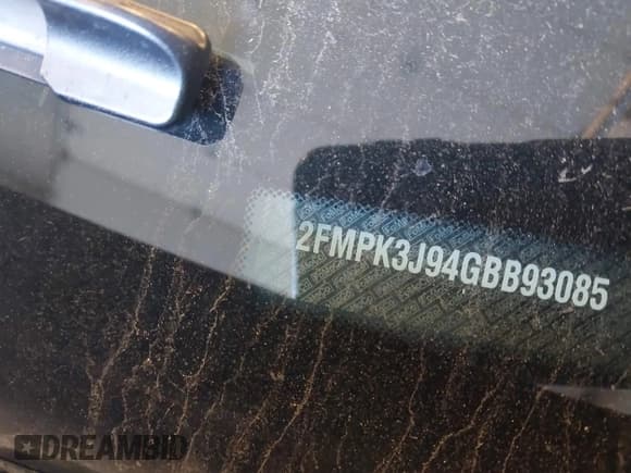 ✅ 2016 Ford Edge SEL • VIN: 2FMPK3J94GBB93085 • Лот: 43447073. Опубликован ранее на IAAI с пробегом 49 427 миль. Бесплатный доступ к архиву аукционных продаж из США и подробный отчёт об истории автомобиля на DreamBid. Изображение 9.