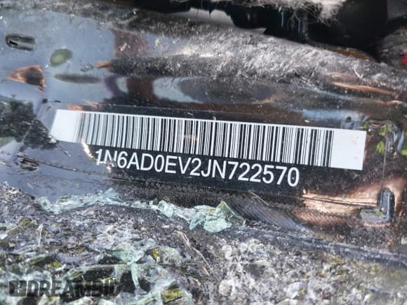 ✅ 2018 Nissan Frontier SV • VIN: 1N6AD0EV2JN722570 • Lot: 42006574. Listed on IAAI with Not provided. Free auction sales archive from the USA and detailed vehicle history report at DreamBid. Image 9.