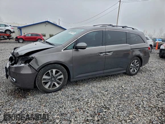 ✅ 2014 Honda Odyssey Touring • VIN: 5FNRL5H92EB056545 • Lot: 93947975. Listed on Copart with 98,901 mi. Free auction sales archive from the USA and detailed vehicle history report at DreamBid. Image 1.