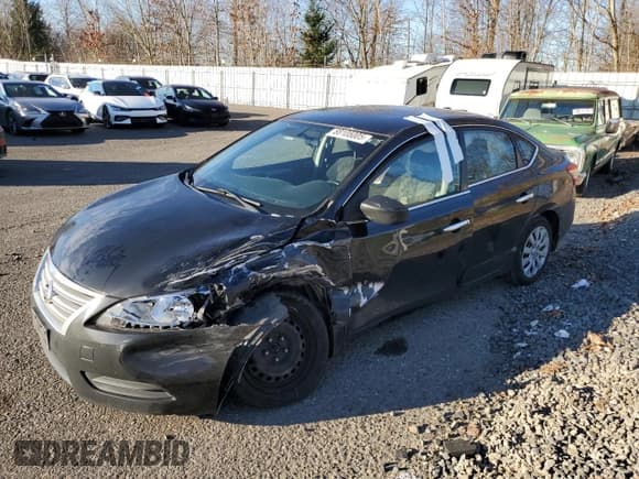 ✅ 2013 Nissan Sentra • VIN: 3N1AB7AC3DL659625 • Lot: 88105005. Listed on Copart with 166,912 mi. Free auction sales archive from the USA and detailed vehicle history report at DreamBid. Image 1.