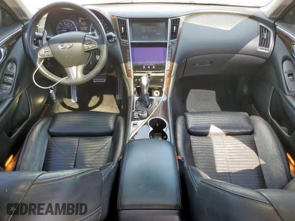 ✅ 2016 Infiniti Q50 Red Sport 400 • VIN: JN1FV7AR2GM451745 • Lot: 81953965. Listed on Copart with 118,592 mi. Free auction sales archive from the USA and detailed vehicle history report at DreamBid. Image 8.