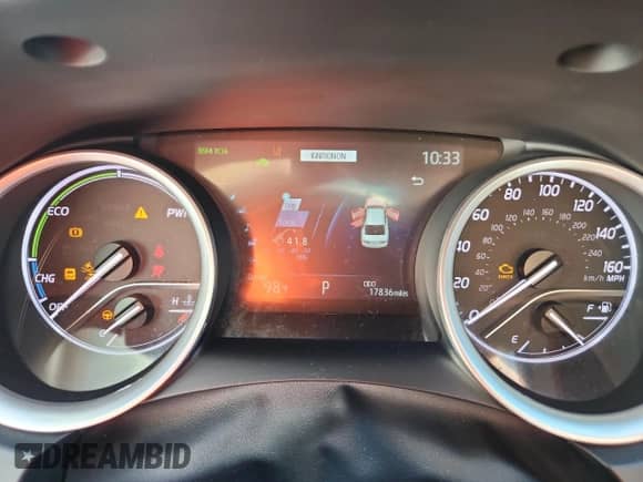 2023 Toyota Camry Hybrid XLE with VIN 4T1F31AK2PU059301, listed as a Copart auction lot 84210305 with 17,836 mi miles and Salvage title. Bid and sale history available at DreamBid. Image 9.