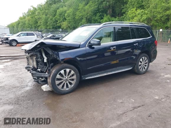 ✅ 2018 Mercedes-Benz GLS 450 • VIN: 4JGDF6EE3JB131951 • Lot: 42335889. Listed on IAAI with 103,273 mi. Free auction sales archive from the USA and detailed vehicle history report at DreamBid. Image 2.