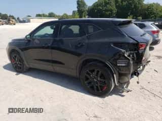 2023 Chevrolet Blazer LT with VIN 3GNKBCR49PS197139, listed as a Copart auction lot 69091874 with 20,002 mi miles and Clean title. Bid and sale history available at DreamBid. Image 2.