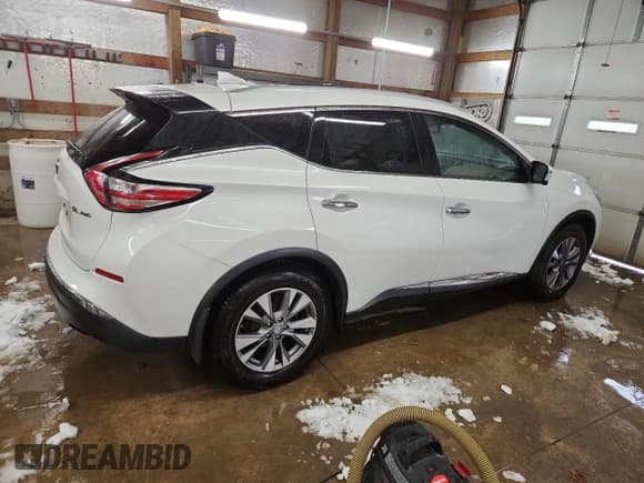 ✅ 2018 Nissan Murano SV • VIN: 5N1AZ2MH2JN185335 • Lot: 91929535. Listed on Copart with 101,163 mi. Free auction sales archive from the USA and detailed vehicle history report at DreamBid. Image 3.