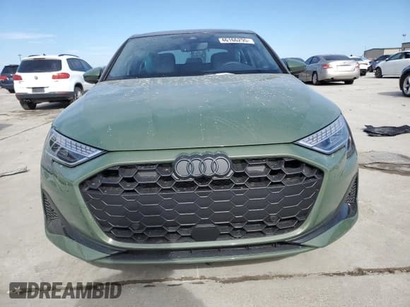 ✅ 2025 Audi A3 Premium Plus • VIN: WAUHUDGY7SA058403 • Lot: 46166295. Listed on Copart with 667 mi. Free auction sales archive from the USA and detailed vehicle history report at DreamBid. Image 5.