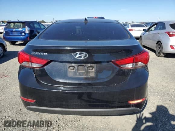 2016 Hyundai Elantra SE with VIN 5NPDH4AE4GH698931, listed as a Copart auction lot 90680405 with 101,112 mi miles and Clean title. Bid and sale history available at DreamBid. Image 6.