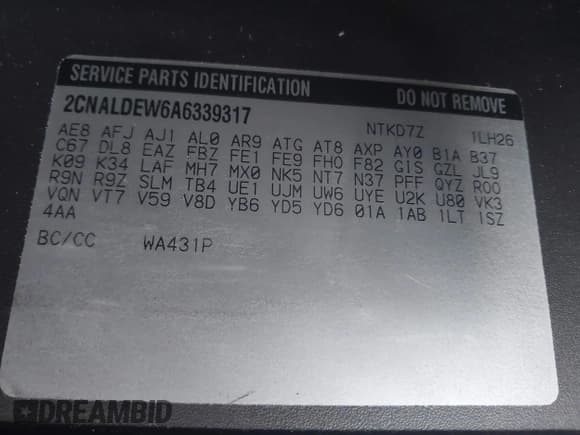 ✅ 2010 Chevrolet Equinox 1LT • VIN: 2CNALDEW6A6339317 • Lot: 43295422. Listed on IAAI with 127,134 mi. Free auction sales archive from the USA and detailed vehicle history report at DreamBid. Image 9.