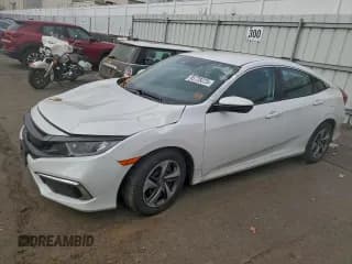 ✅ 2020 Honda Civic LX • VIN: 2HGFC2F66LH524733 • Lot: 95728225. Listed on Copart with 75,080 mi. Free auction sales archive from the USA and detailed vehicle history report at DreamBid. Image 1.