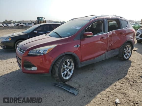 ✅ 2013 Ford Escape Titanium • VIN: 1FMCU0J98DUD92024 • Lot: 89733755. Listed on Copart with 103,293 mi. Free auction sales archive from the USA and detailed vehicle history report at DreamBid. Image 1.