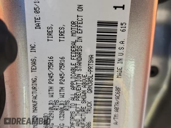 ✅ 2018 Toyota Tacoma TRD Sport • VIN: 5TFCZ5ANXJX148806 • Lot: 82541635. Listed on Copart with 105,677 mi. Free auction sales archive from the USA and detailed vehicle history report at DreamBid. Image 13.