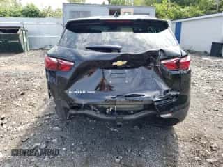 2022 Chevrolet Blazer LT with VIN 3GNKBHR4XNS115123, listed as a Copart auction lot 68697054 with Not provided miles and Salvage title. Bid and sale history available at DreamBid. Image 6.