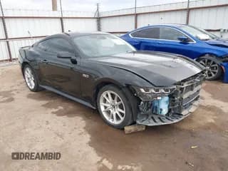 ✅ 2024 Ford Mustang GT Premium • VIN: 1FA6P8CF8R5412502 • Lot: 43495030. Listed on IAAI with 21,249 mi. Free auction sales archive from the USA and detailed vehicle history report at DreamBid. Image 1.