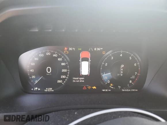 ✅ 2021 Volvo XC90 Momentum • VIN: YV4A22PK4M1748801 • Lot: 67520785. Listed on Copart with 41,239 mi. Free auction sales archive from the USA and detailed vehicle history report at DreamBid. Image 9.