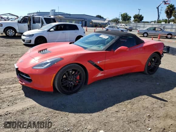 2018 Chevrolet Corvette Z51 3LT с VIN 1G1YM3D77J5105728, выставлен на аукционе Copart как лот 66435984 с пробегом 37 718 миль миль и Списание • Salvage title. История ставок и продаж доступна на DreamBid. Изображение 1.