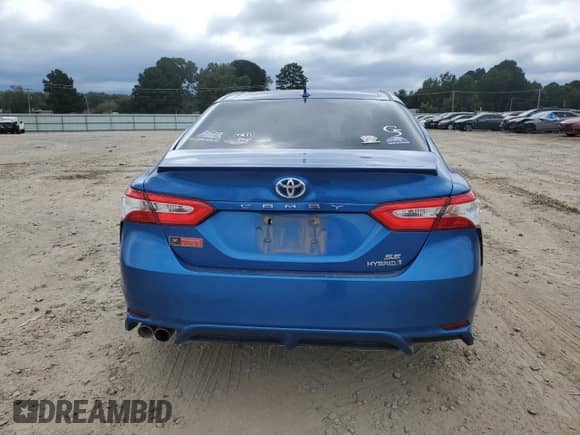 2020 Toyota Camry Hybrid SE with VIN 4T1G31AK9LU018842, listed as a Copart auction lot 82271955 with 105,510 mi miles and Salvage title. Bid and sale history available at DreamBid. Image 6.