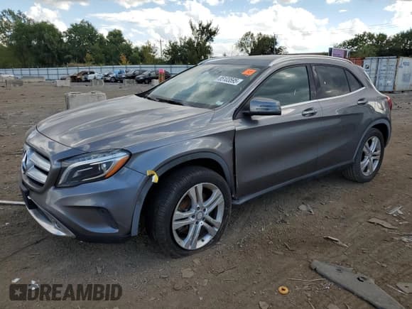 ✅ 2015 Mercedes-Benz GLA 250 • VIN: WDCTG4GBXFJ035343 • Lot: 85103595. Listed on Copart with Not provided. Free auction sales archive from the USA and detailed vehicle history report at DreamBid. Image 1.