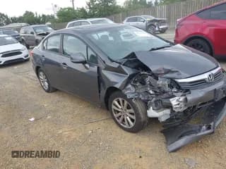 ✅ 2012 Honda Civic EX-L • VIN: 2HGFB2F96CH507377 • Лот: 42890905. Опубликован ранее на IAAI с пробегом Не указан. Бесплатный доступ к архиву аукционных продаж из США и подробный отчёт об истории автомобиля на DreamBid. Изображение 1.