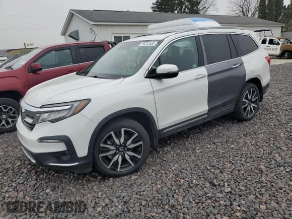 ✅ 2021 Honda Pilot Elite • VIN: 5FNYF6H08MB079983 • Лот: 93251655. Опубликован ранее на Copart с пробегом 27 412 миль. Бесплатный доступ к архиву аукционных продаж из США и подробный отчёт об истории автомобиля на DreamBid. Изображение 1.