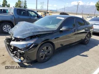 ✅ 2023 Hyundai Elantra Blue • VIN: KMHLM4AJ1PU044913 • Lot: 81328245. Listed on Copart with 52,962 mi. Free auction sales archive from the USA and detailed vehicle history report at DreamBid. Image 1.