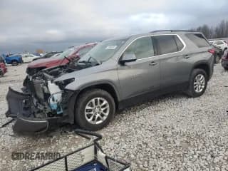 ✅ 2021 Chevrolet Traverse LT Cloth • VIN: 1GNEVMKW5MJ182883 • Lot: 79663694. Wystawiony na Copart z przebiegiem 115 315 mil. Bezpłatny archiwum sprzedaży aukcyjnych z USA i szczegółowy raport historii pojazdu na DreamBid. Zdjęcie 1.