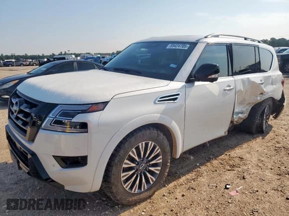 ✅ 2023 Nissan Armada SL • VIN: JN8AY2BA2P9401008 • Lot: 69424705. Wystawiony na Copart z przebiegiem 62 427 mil. Bezpłatny archiwum sprzedaży aukcyjnych z USA i szczegółowy raport historii pojazdu na DreamBid. Zdjęcie 1.